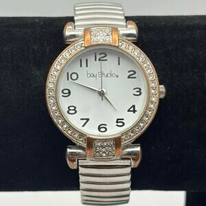 Silver Crystal Bay Studio Watch